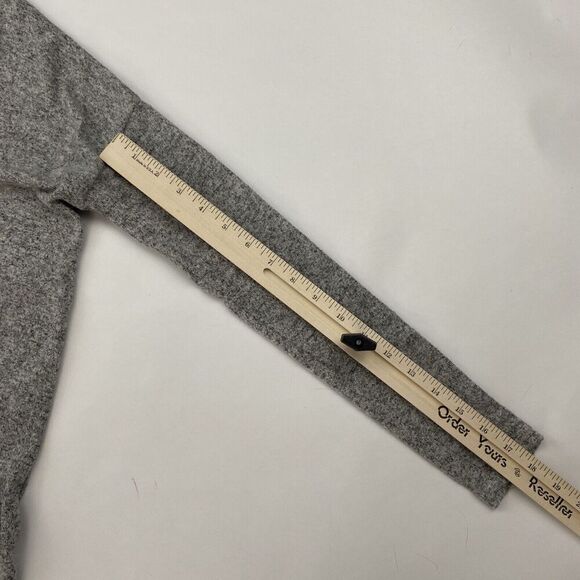 American Eagle Soft & Sexy Plush Gray V-Neck Button-Down Shirt Dolman Sleeve XXS - Picture 3 of 10